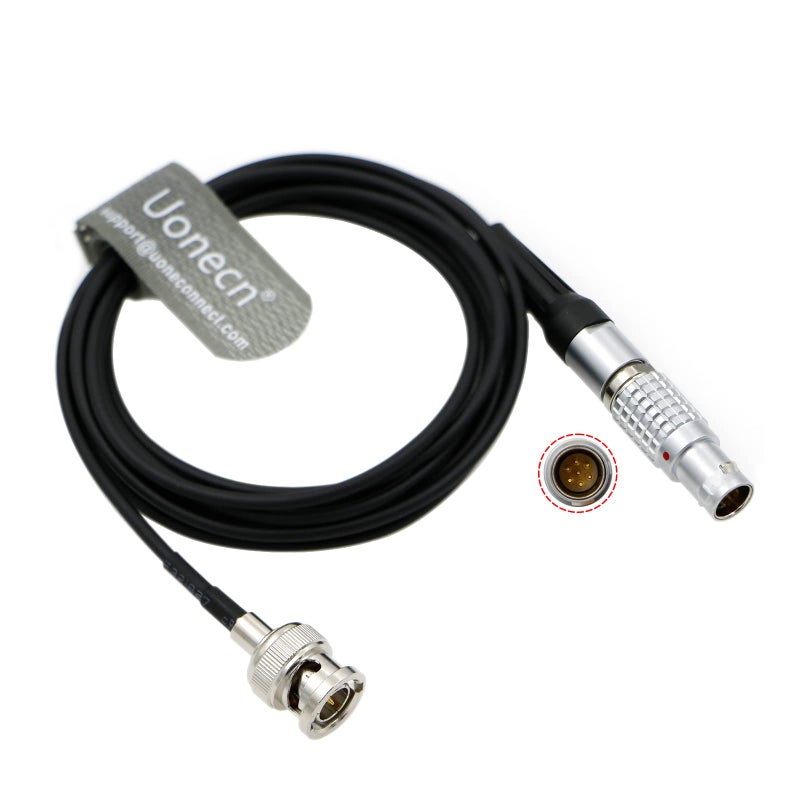 Uonecn Nor1438 BNC to 1B 7 Pin Male Run Stop Cable for Measuring Instruments Norsonic System. - Image 1